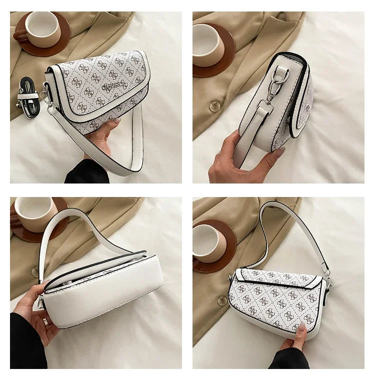 Premium Vintage Style Crossbody Bag - High-End Women's Handbag With Parisian Chic Design & Timeless Leather Craftsmanship