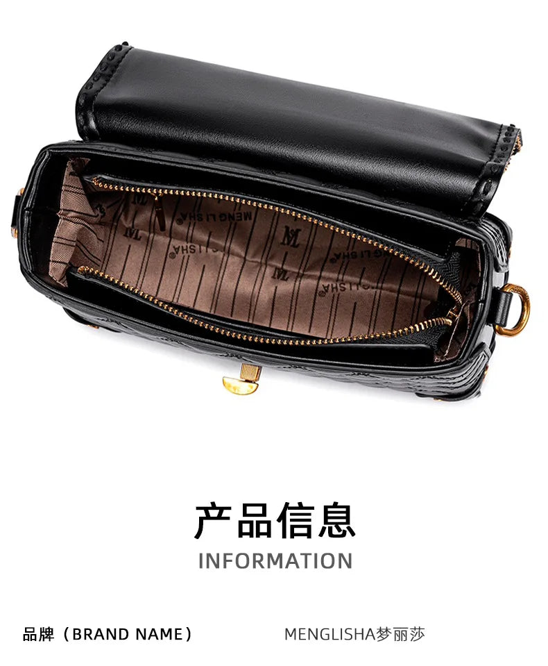 Luxury Brand Ladies Tote Bag In Genuine Leather - Women's Classic Crossbody Shoulder Bag Handbags Elegant