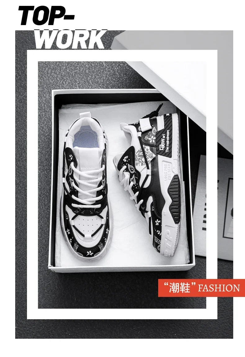 Men's Shoes 2025 New Summer All Casual Board Shoes Sports Thick Sole Increase Bread Shoes Non-slip Wear-resistant Casual Shoes