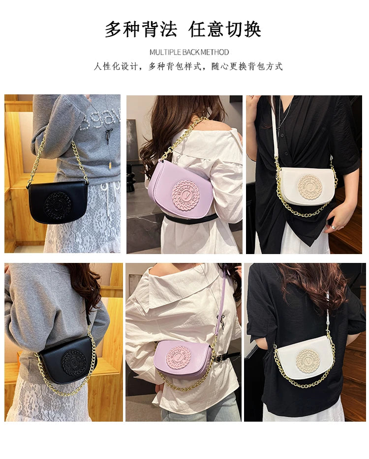 Premium Women's Crossbody Bag Genuine Leather Handbags Designer Shoulder Tote Purse Elegant Luxury Brand Stylish