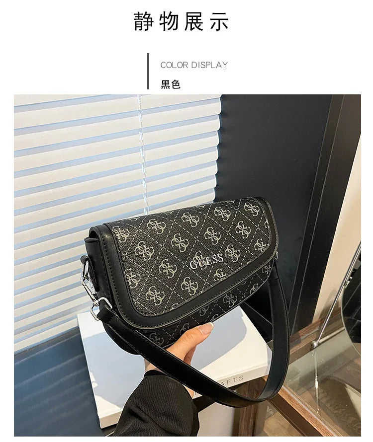 Premium Vintage Style Crossbody Bag - High-End Women's Handbag With Parisian Chic Design & Timeless Leather Craftsmanship