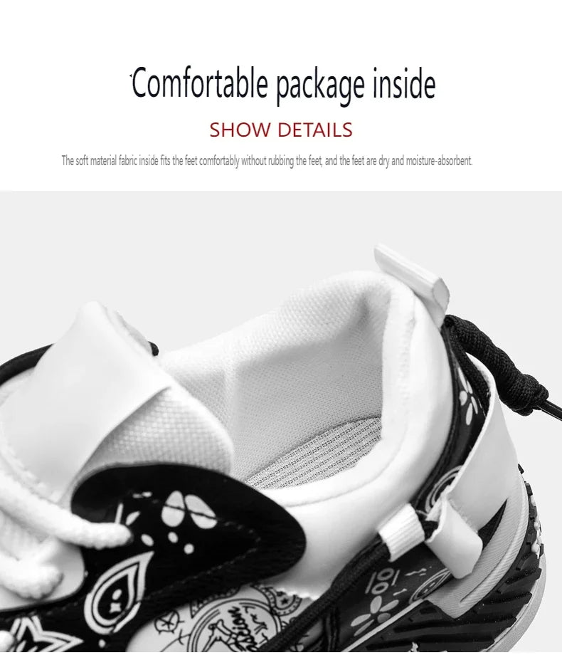 Men's Shoes 2025 New Summer All Casual Board Shoes Sports Thick Sole Increase Bread Shoes Non-slip Wear-resistant Casual Shoes