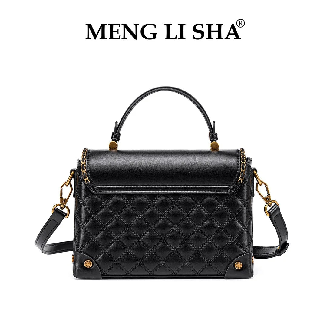Luxury Brand Ladies Tote Bag In Genuine Leather - Women's Classic Crossbody Shoulder Bag Handbags Elegant