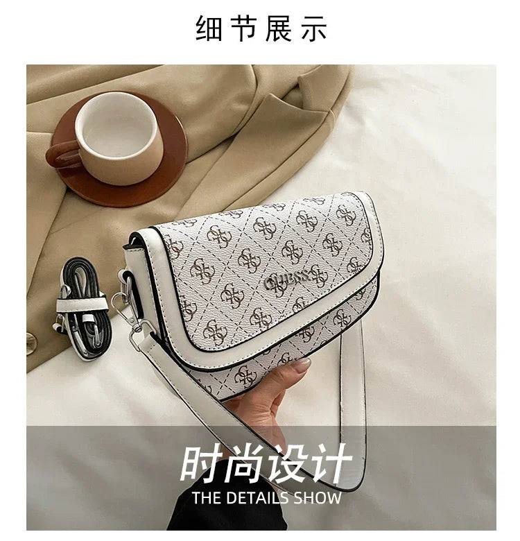 Premium Vintage Style Crossbody Bag - High-End Women's Handbag With Parisian Chic Design & Timeless Leather Craftsmanship