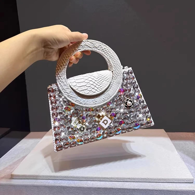 Designer Brand Сумка Женская Fashionable Rhinestone Handbag Crossbody Bags for Women
