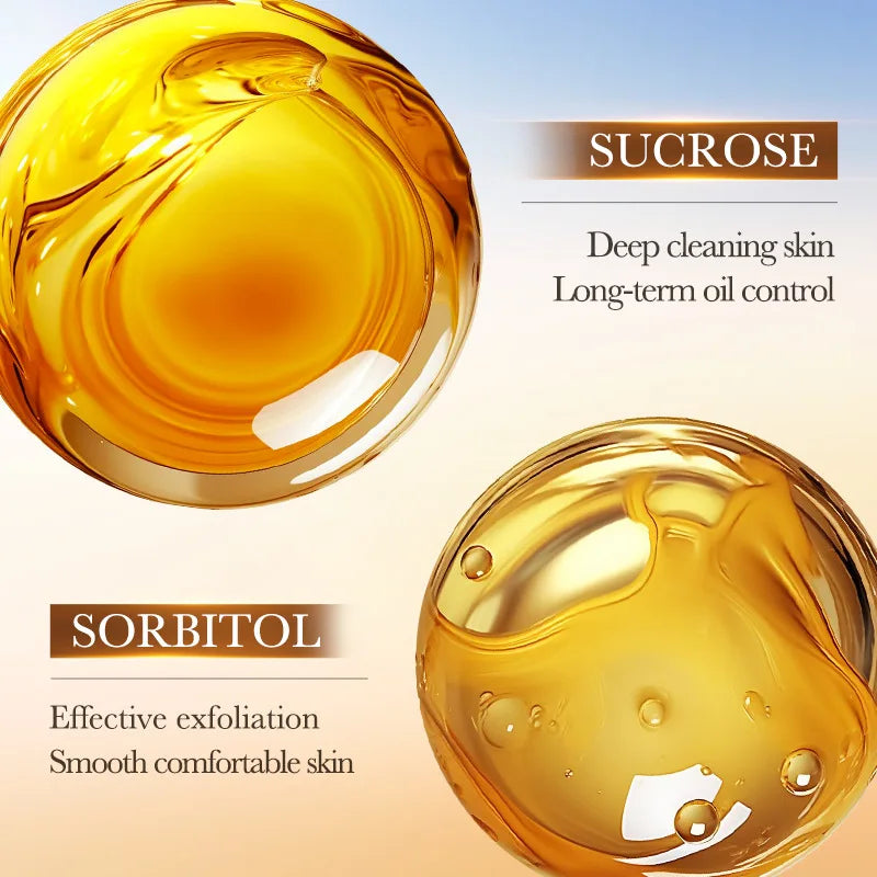 SADOER Oat Scrub Exfoliating Facial Soap Face Wash Foam Facial Cleanser Moisturizing Anti-aging Body Bathing Soap Exfoliator