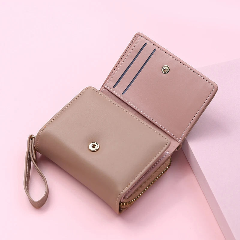 Wallets for Women Kawaii Cute Wallet Luxury Designer Lady Wallet Pink Purse Womens Wallet Small Women Leather Wallet Coin Purse