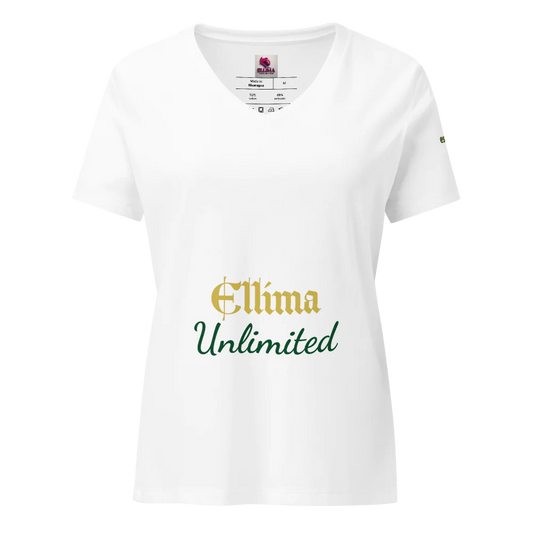 Ellima Unlimited Women's Relaxed V-Neck T-Shirt | Bella Canvas 6405CVC