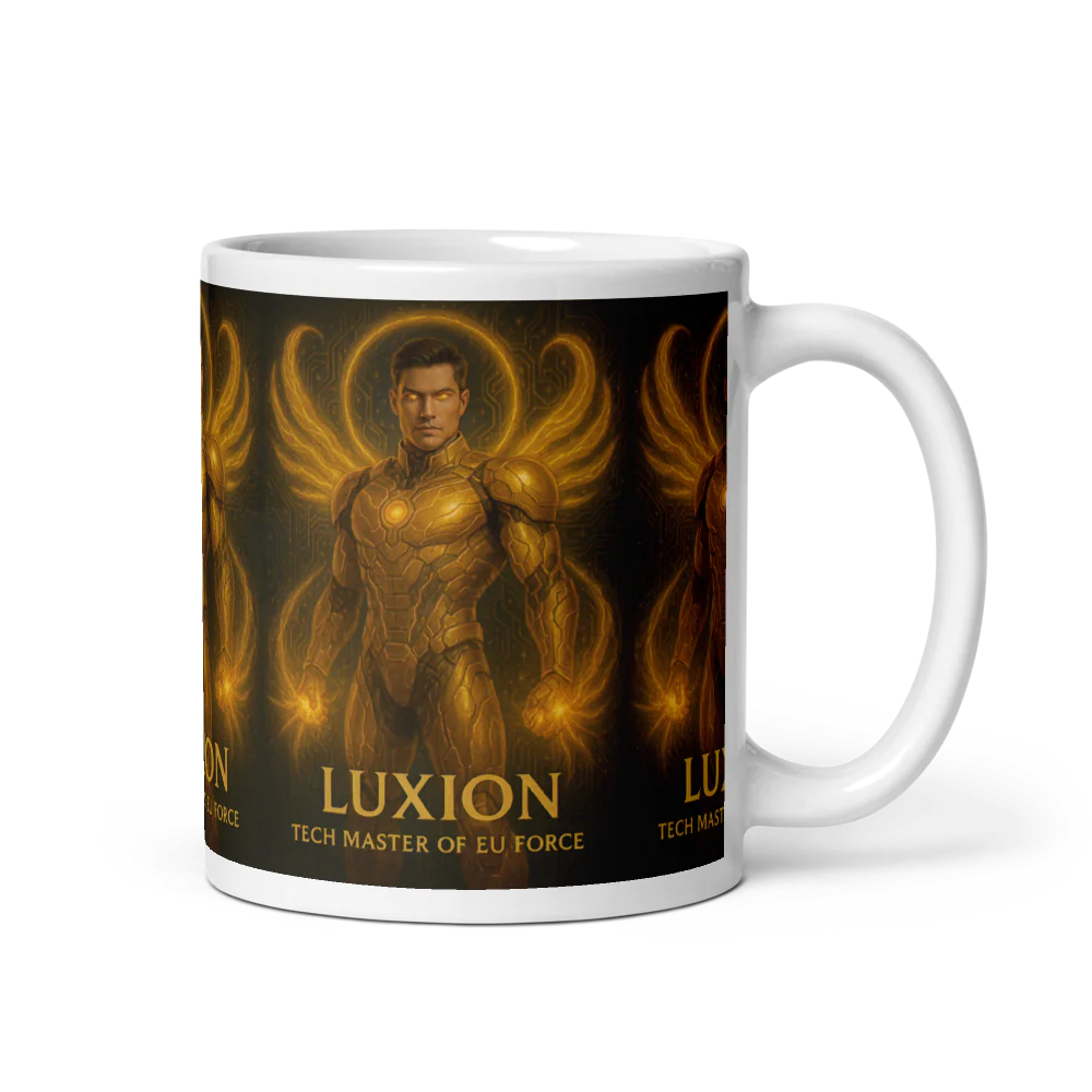 Luxion White Glossy Mug