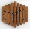 Rustic European Style Wooden Wall Clock