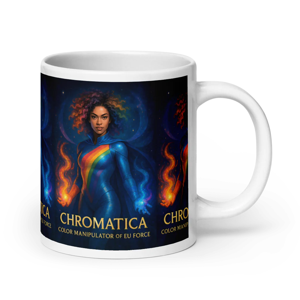 Chromatica White Glossy Mug