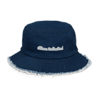 Distressed Denim Bucket Hat