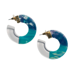 Eva -Blue Earrings