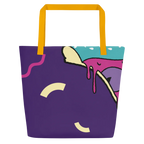 All-Over Print Large Tote Bag w/ Pocket