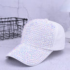 Colorful Diamond-Studded Summer Cap for Women and Men