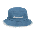 Distressed Denim Bucket Hat