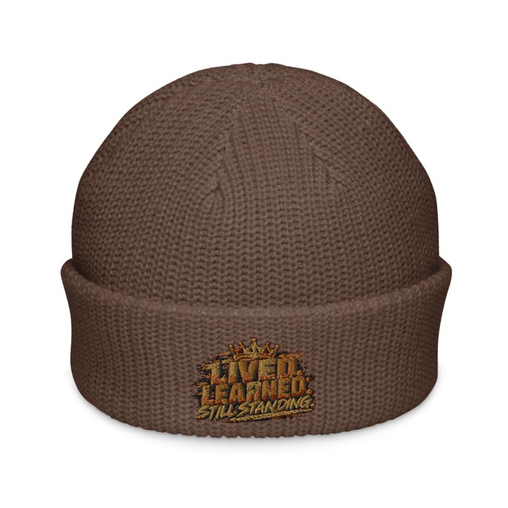 Ellima Unlimited Men's "Live Learned" Fisherman Beanie | AS Colour 1120