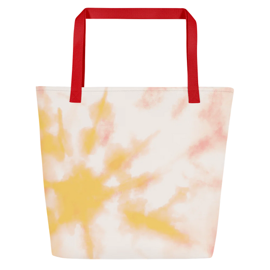 All-Over Print Large Tote Bag w/ Pocket