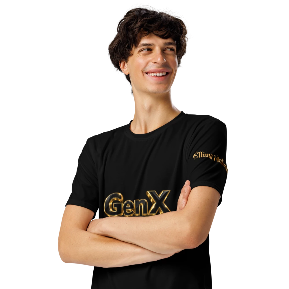 Ellima Unlimited GenX All-Over Print Men's Crew Neck T-Shirt