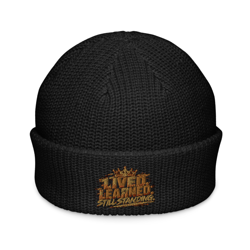 Ellima Unlimited Men's "Live Learned" Fisherman Beanie | AS Colour 1120