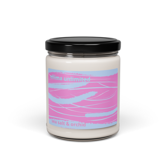 Sea Salt and Orchid Scented Soy Candle, 9oz
