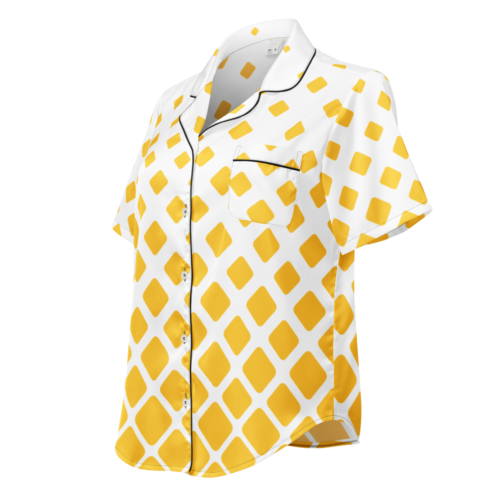 All-Over Print Women's Short Sleeve Pajama Top