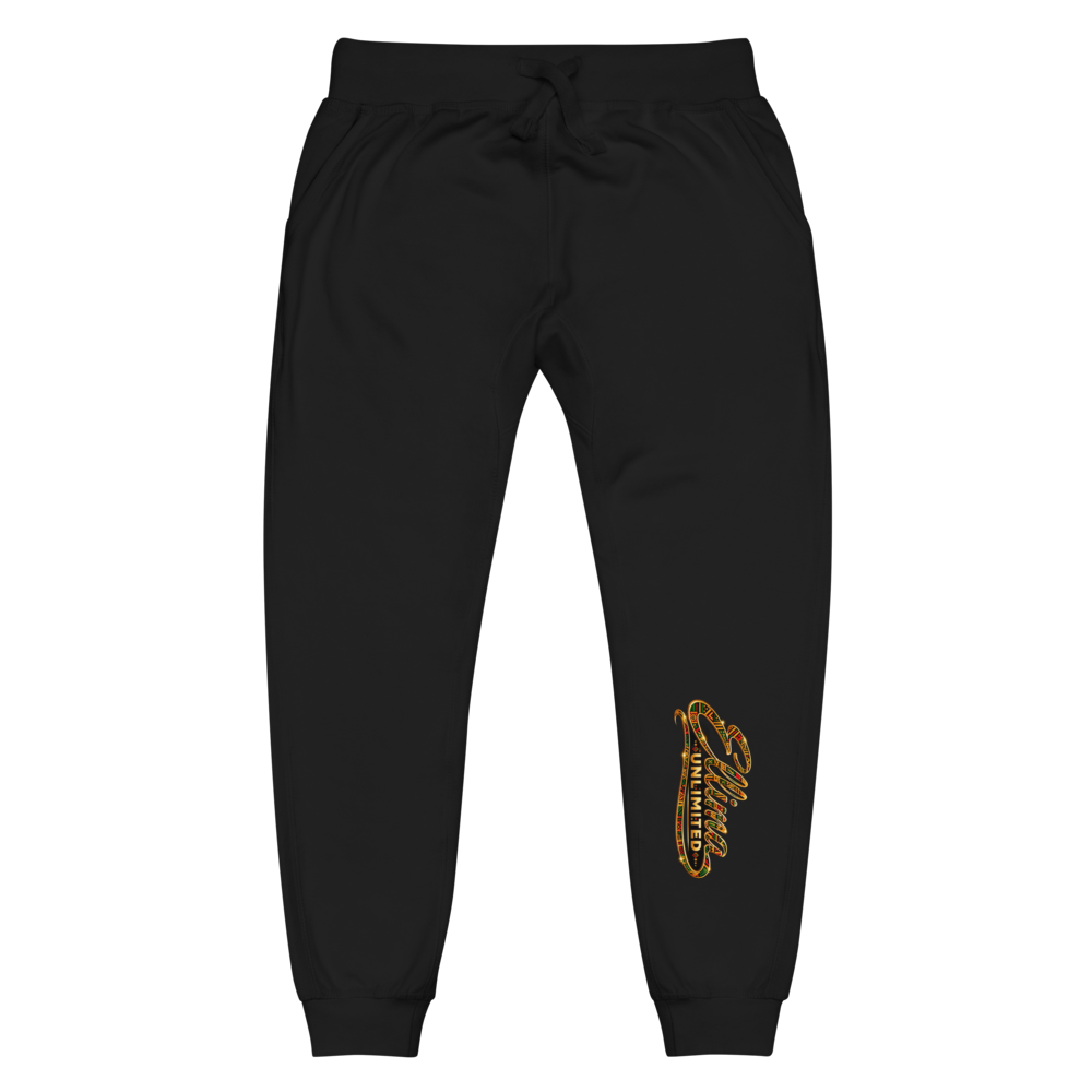 Ellima Unlimited AfroCentric Logo Unisex Fleece Sweatpants | Cotton Heritage M7580