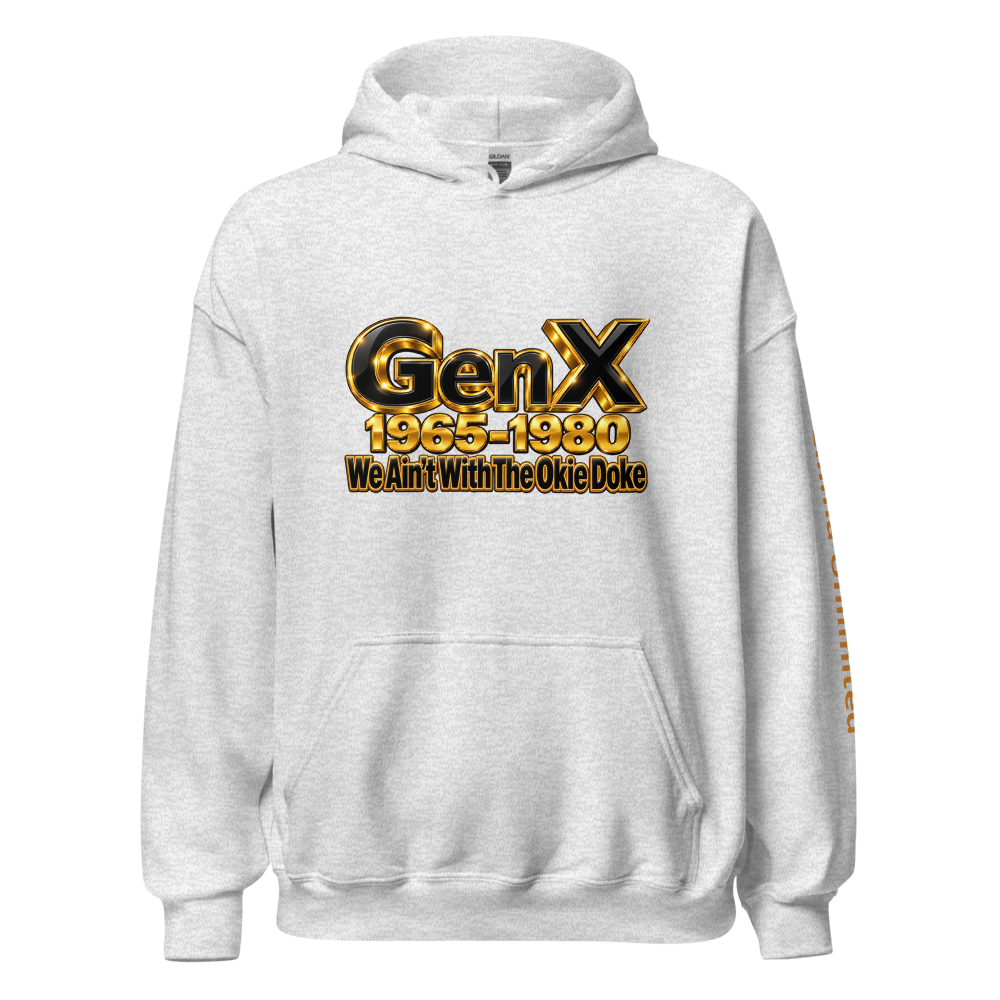 Ellima Unlimited GenX Gold Okie Doke Unisex Heavy Blend Hoodie | Gildan 18500