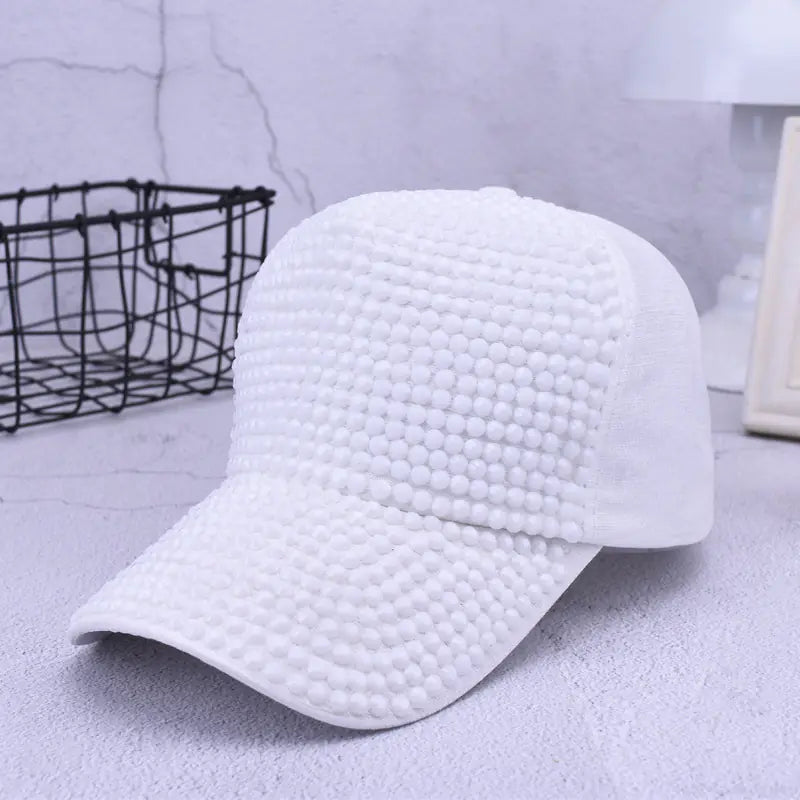 Colorful Diamond-Studded Summer Cap for Women and Men