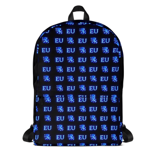 EU Blue All-Over Print Backpack