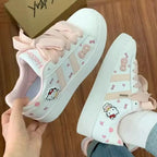 Sanrio Pink Sling Shoes Hello Kitty New Style Casual Shoes Fashion Girls Sports Shoes Student Versatile Breathable Sling Shoes