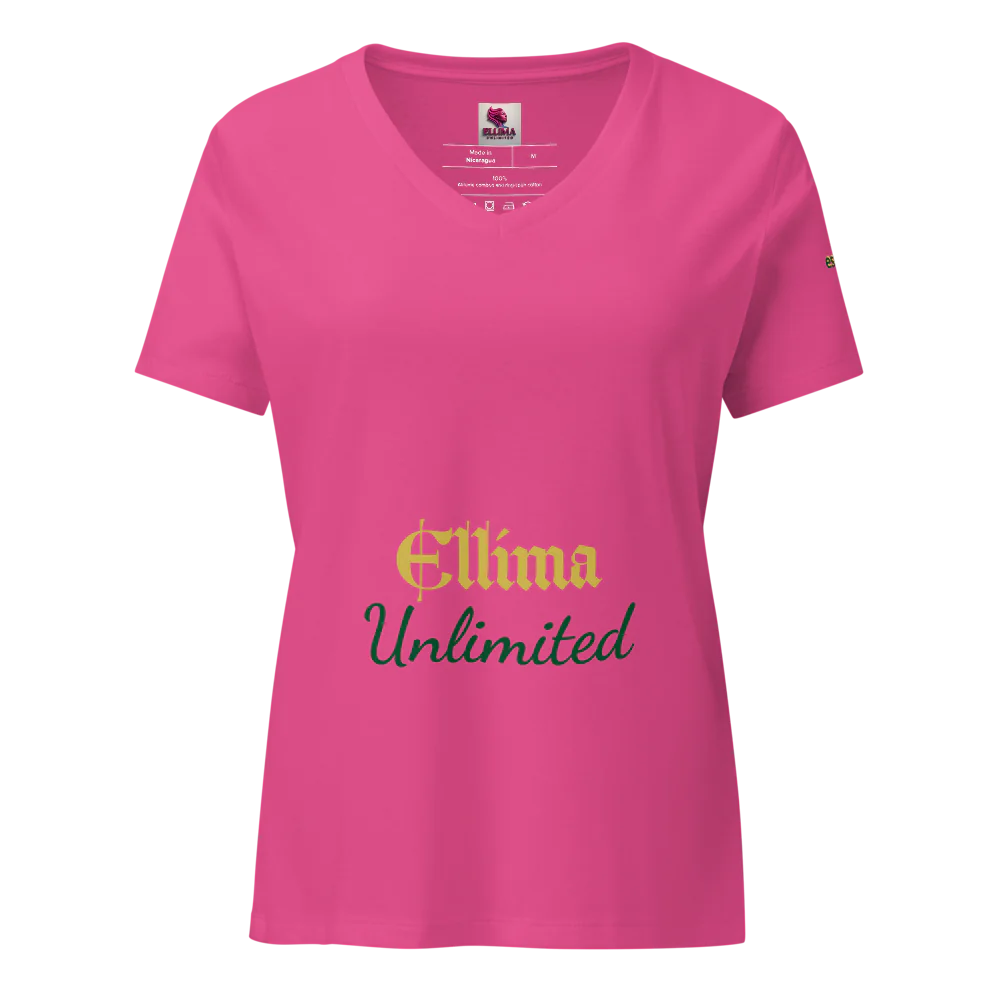 Ellima Unlimited Women's Relaxed V-Neck T-Shirt | Bella Canvas 6405CVC