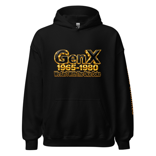 Ellima Unlimited GenX Gold Okie Doke Unisex Heavy Blend Hoodie | Gildan 18500