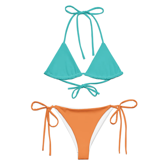 All-Over Print Recycled String Bikini
