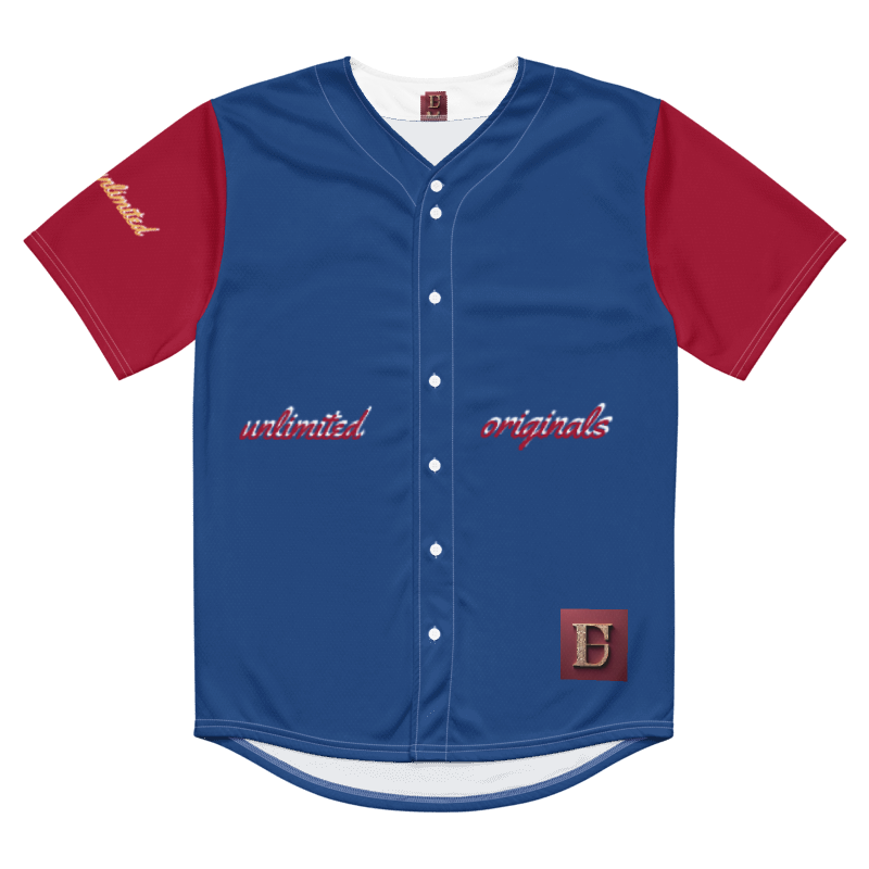 All-Over Print Recycled Unisex Baseball Jersey