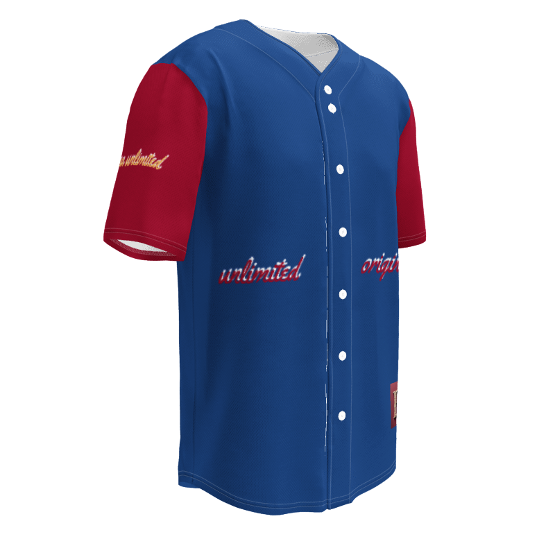All-Over Print Recycled Unisex Baseball Jersey