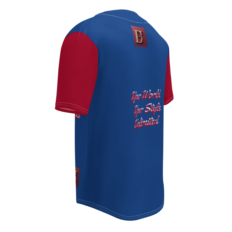 All-Over Print Recycled Unisex Baseball Jersey