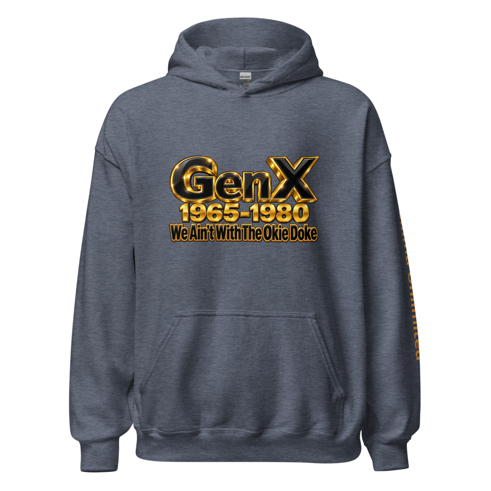 Ellima Unlimited GenX Gold Okie Doke Unisex Heavy Blend Hoodie | Gildan 18500