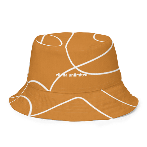 Cappuccino Dual Sided All-Over Print Reversible Bucket Hat