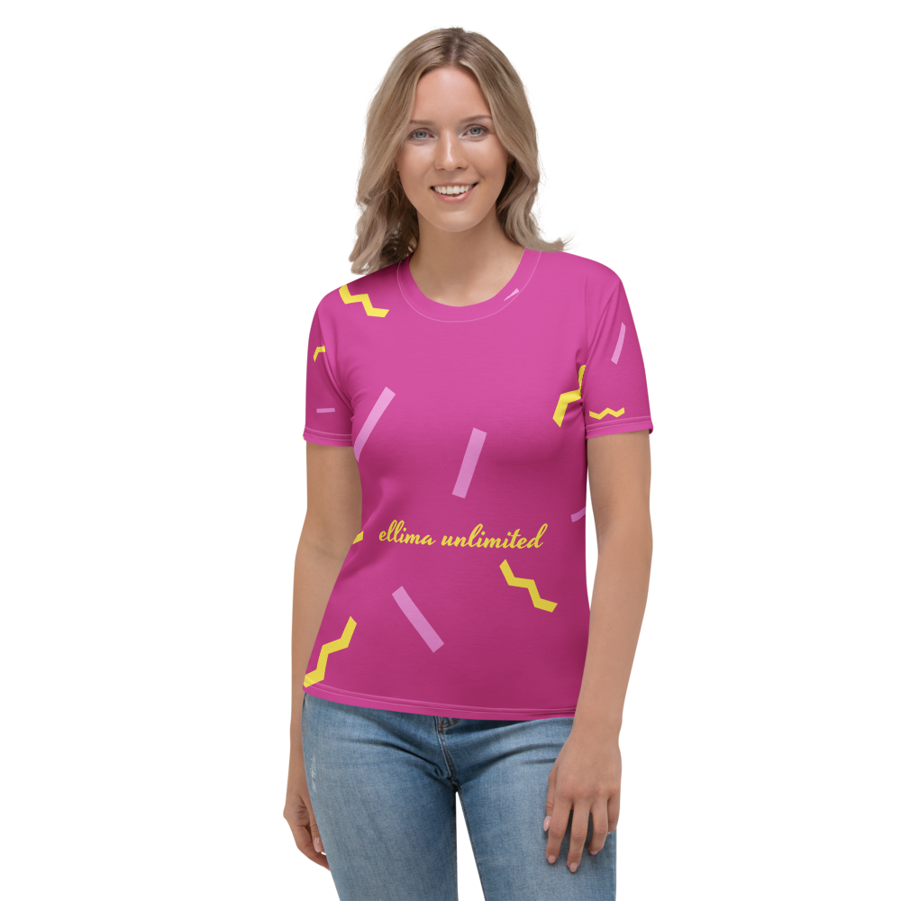 All-Over Print Women's Crew Neck T-Shirt