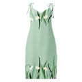 All-Over Print Slip Dress