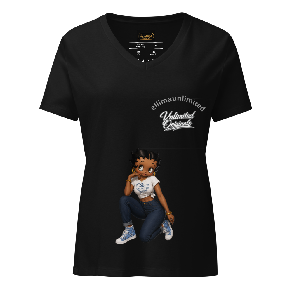 Ladies' Soft V-Neck Tee | Bella Canvas Comfort
