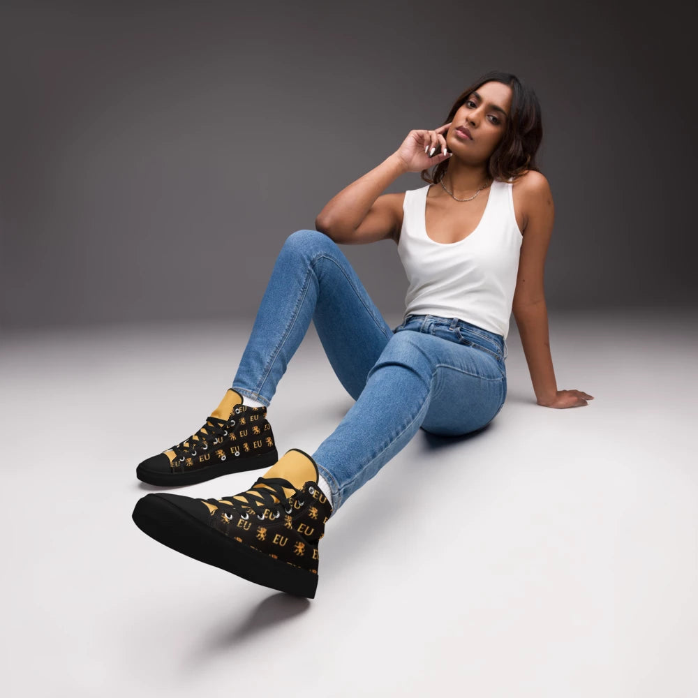 Women's High Top Canvas Shoes