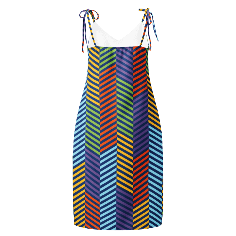 All-Over Print Slip Dress