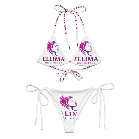 All-Over Print Recycled String Bikini