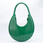Fashion Silica Gel Jelly Crescent Bags For Women Luxury Designer Handbags Purses 2024 New In Top Handle Small Underarm Shoulder