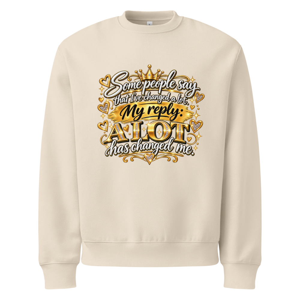 Ellima Unlimited "Changed" Unisex Oversized Heavyweight Sweatshirt | Bella + Canvas 4711