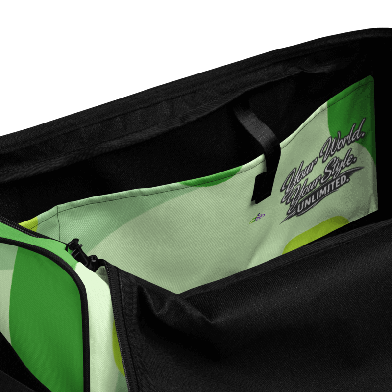 Ellima Unlimited Green Multi All-Over Print Duffle Bag