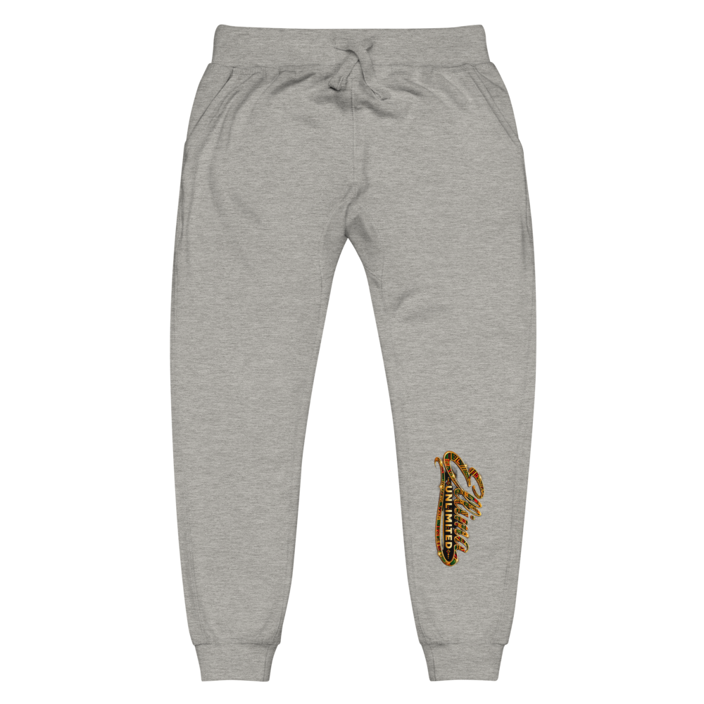 Ellima Unlimited AfroCentric Logo Unisex Fleece Sweatpants | Cotton Heritage M7580