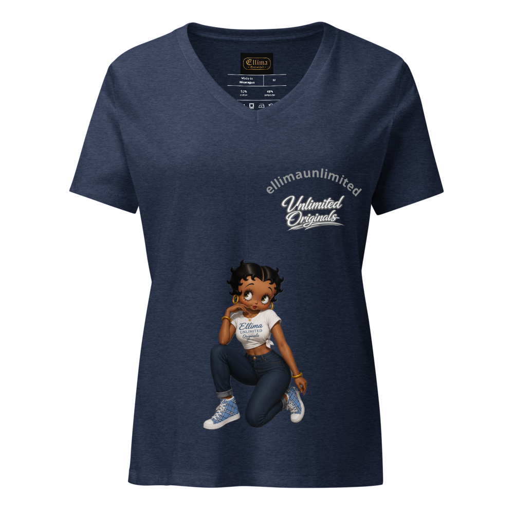 Ladies' Soft V-Neck Tee | Bella Canvas Comfort